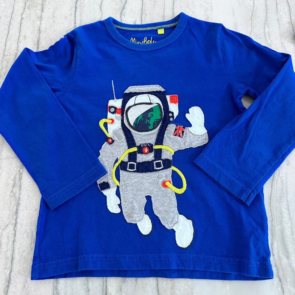 Mini Bode kids long sleeve T-shirt- size 4-5 (110cm)